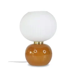 Fabrique de Styles Lampes À Poser>Lampe en verre marron h28cm - Adonis