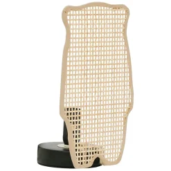 Fabrique de Styles Déco>Lampe ours en bambou et fer h24cm - Songes Naturel