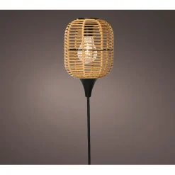 Fabrique de Styles Luminaires|Jardin>Lampe solaire en résine h78cm Naturel