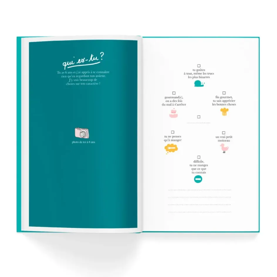 Fabrique de Styles Livres>Livre a remplir pour ne rien oublier de ton enfance Multicolore