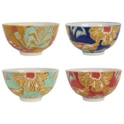 Fabrique de Styles Bols Et Coupelles>Lot de 4 bols en grès 30cl - Flaura Multicolore