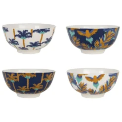 Fabrique de Styles Bols Et Coupelles>Lot de 4 bols en porcelaine 30cl - Porcelaine Multicolore