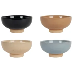 Fabrique de Styles Bols Et Coupelles>Lot de 4 bols en terre cuite 37cl - Ekume Multicolore