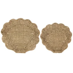 Fabrique de Styles Paniers Et Corbeilles>Lot de 2 corbeilles en jonc de mer - Les fruits Naturel