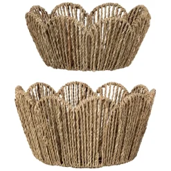 Fabrique de Styles Paniers Et Corbeilles>Lot de 2 corbeilles en jonc de mer - Chaumière Naturel