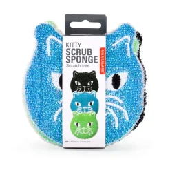 Fabrique de Styles Éponges Et Chiffons>Lot de 3 eponges chat Multicolore