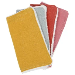 Fabrique de Styles Accessoires Soins>Lot de 4 lingettes ecolo grand modele scintillant Multicolore