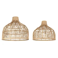 Fabrique de Styles Suspensions>Lot de 2 suspensions non électrifiées d42/d48cm - arc element Naturel