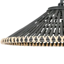 Fabrique de Styles Suspensions>Lot de 2 suspensions non éléctrifiée en bambou Noir