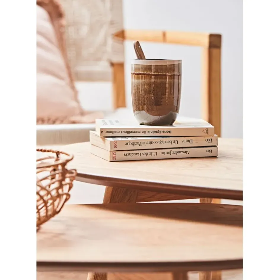 Fabrique de Styles Table Basses>Lot de 2 table basse en chêne - Becka Naturel