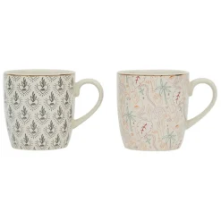 Fabrique de Styles Tasses Et Mugs>Lot de 2 tasses en céramique 30cl - Tulum Multicolore