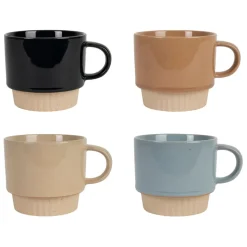 Fabrique de Styles Tasses Et Mugs>Lot de 4 tasses 37cl - Ekume Multicolore