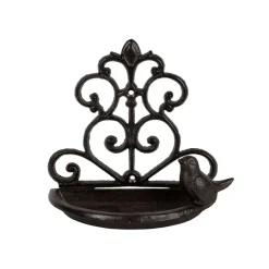 Fabrique de Styles Déco, Accessoires Et Rangements|Jardin>Mangeoire murale en fonte - Fauvette Brun