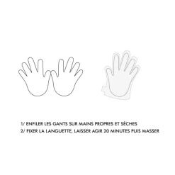 Fabrique de Styles Soins Des Mains Et Des Pieds>Masque mains gants imprègnes hydratants Multicolore