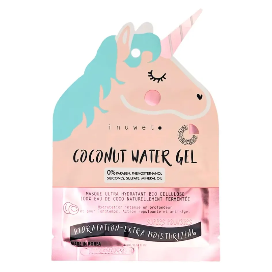 Fabrique de Styles Soins Du Visage>Masque visage licorne hydratant en bio cellulose Multicolore