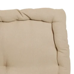 Fabrique de Styles Coussins Et Housses>Matelas capitonné chambray en coton Beige