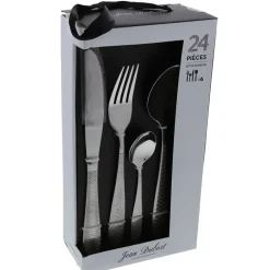 Fabrique de Styles Ménagères>Menagere flower 24 pièces en acier inoxydable Argenté