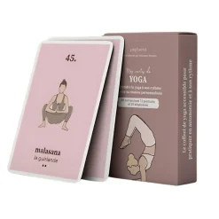 Fabrique de Styles Méditation Et Yoga>Mes cartes de Yoga Marron