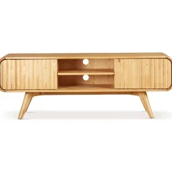 Fabrique de Styles Meubles Tv>Meuble TV en chêne naturel L165cm - Sublime Miel