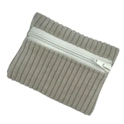 Fabrique de Styles Pochettes Et Housses>Mini pochette en velours Taupe
