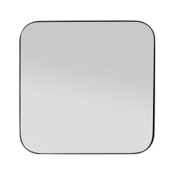 Fabrique de Styles Miroirs>Miroir carré en fer 45x45cm - Kerian Noir