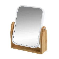Fabrique de Styles Miroirs>Miroir carre grossissant blanc Naturel, Blanc
