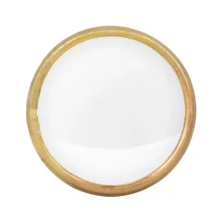 Fabrique de Styles Miroirs>Miroir convexe en laiton d11.5cm - edman Doré