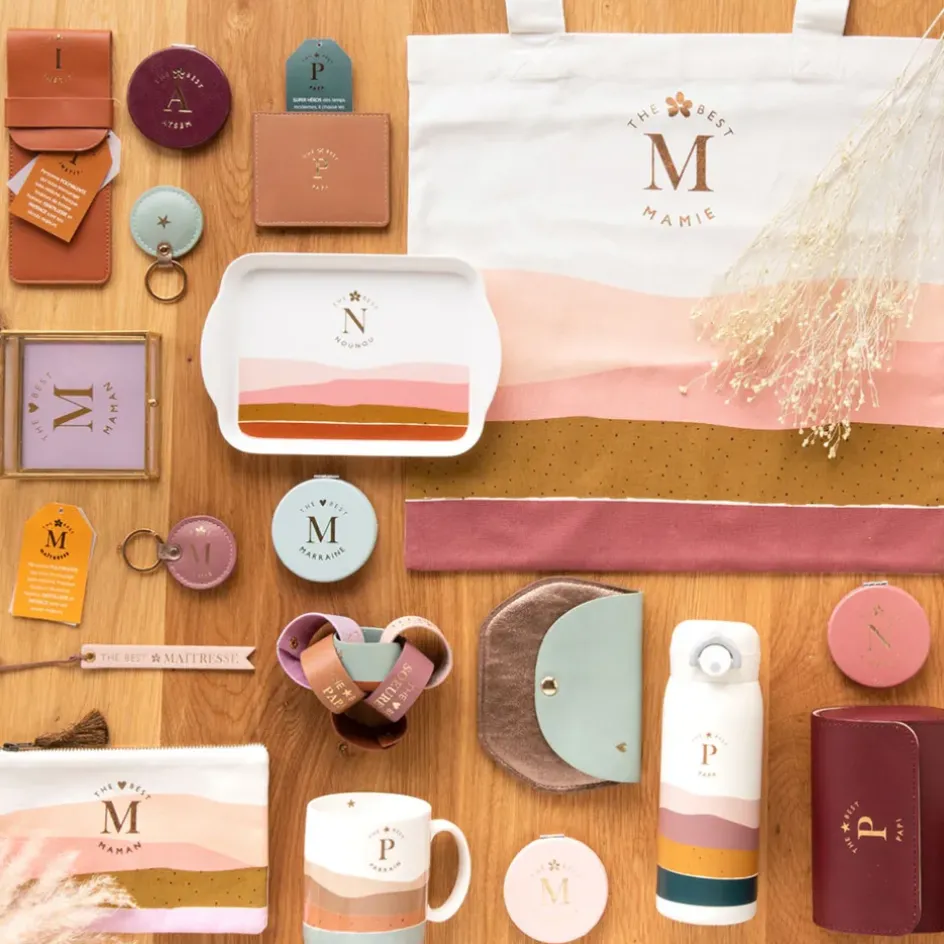 Fabrique de Styles Accessoires Mode>Miroir de poche Maman d7cm Mauve