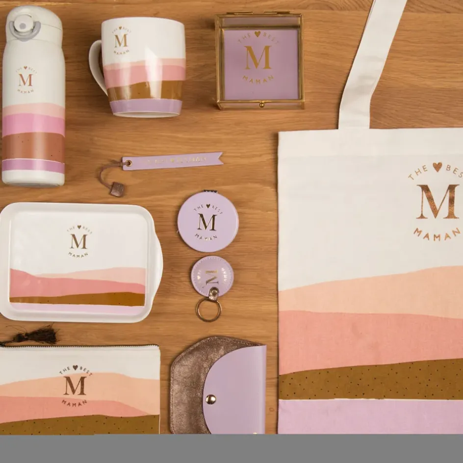 Fabrique de Styles Accessoires Mode>Miroir de poche Maman d7cm Mauve