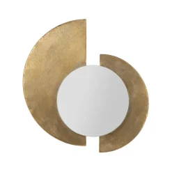 Fabrique de Styles Miroirs>Miroir en fer 37x38cm - Corolia Doré