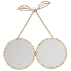 Fabrique de Styles Miroirs>Miroir en rotin - Cerise Naturel
