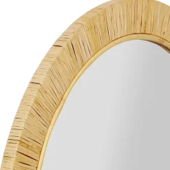 Fabrique de Styles Miroirs>Miroir en rotin 60.5x90.5cm - Rotin Naturel