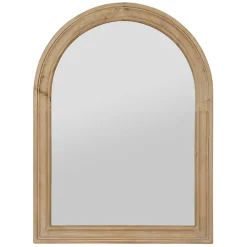 Fabrique de Styles Miroirs>Miroir 60x80cm en bois de sapin - firmin Naturel Foncé