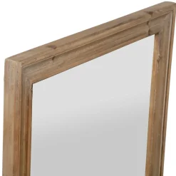 Fabrique de Styles Miroirs>Miroir 60x106cm en bois de sapin - firmin Naturel Foncé