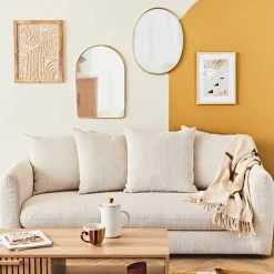 Fabrique de Styles Miroirs>Miroir ovale en fer 50x42cm - Ilena Doré