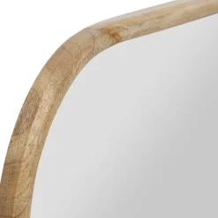 Fabrique de Styles Miroirs>Miroir ovale en manguier 39x100cm - Hervea Naturel