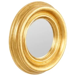 Fabrique de Styles Miroirs>Miroir rond D26cm - Drachma Doré