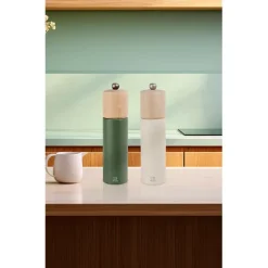 Fabrique de Styles Salières Et Poivrières>Moulin à sel plume h21.5cm - Boreal Blanc