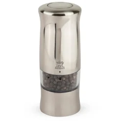 Fabrique de Styles Salières Et Poivrières>Moulin a poivre zeli aspect 14cm Inox