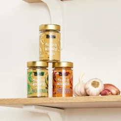 Fabrique de Styles Condiments Et Épices>Mousse de moutarde aux fines herbes Vert