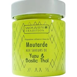 Fabrique de Styles Condiments Et Épices>Moutarde saveur yuzu et basilic thai