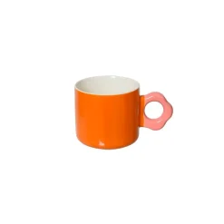 Fabrique de Styles Tasses Et Mugs>Mug en porcelaine brillant - Fleur Orange