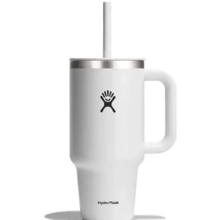 Fabrique de Styles Gourdes>Mug isotherme avec poignée et paille 946ml Blanc