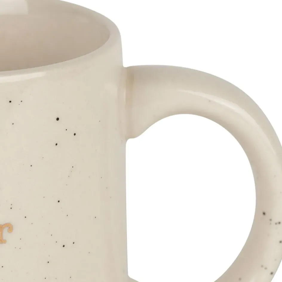 Fabrique de Styles Tasses Et Mugs>Mug tatie en grès moucheté 35cl Blanc