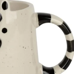 Fabrique de Styles Tasses Et Mugs>Mug zèbre en grès 35cl - Zawadi Blanc