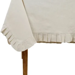 Fabrique de Styles Nappes>Nappe rectangle chambray 250x160cm en coton et flex Naturel