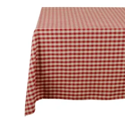 Fabrique de Styles Nappes>Nappe rectangulaire campagne en coton Rouge