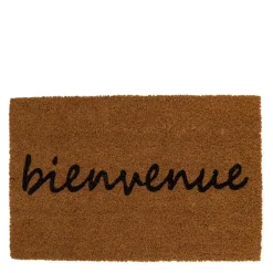 Fabrique de Styles Paillassons>Paillasson en coco 58x38cm - Bienvenue Naturel, Noir