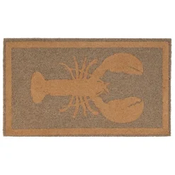 Fabrique de Styles Paillassons>Paillasson homard en coco 73x43cm - Homard Naturel