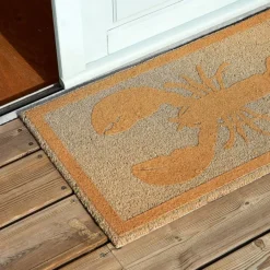 Fabrique de Styles Paillassons>Paillasson homard en coco 73x43cm - Homard Naturel